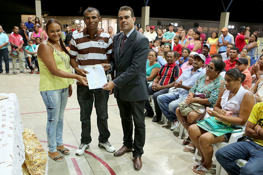 A cerimônia foi conduzida pelo juiz coordenador do Projeto, André Gêda Peixoto Melo, no Município de Santana do Mundaú