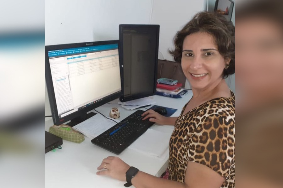 Kirley Meira Leite, chefe de secretaria da 19ª Vara Cível da Capital.