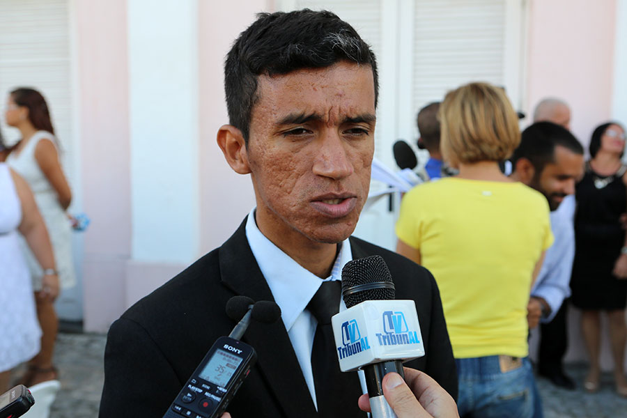O presidente do Grupo Gay de Alagoas, Nildo Correia.                                                                                                                                                                  Foto: Caio Loureiro