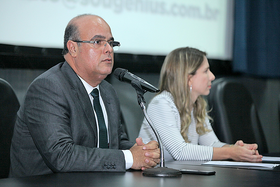 Desembargador Fernando Tourinho e magistrada Luciana Raposo.