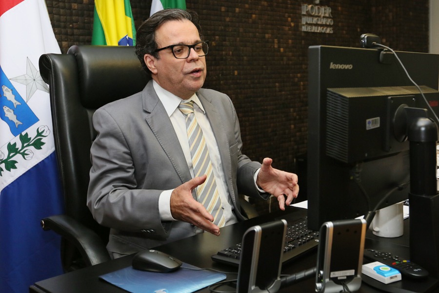 Presidente do TJAL, Tutmés Airan.