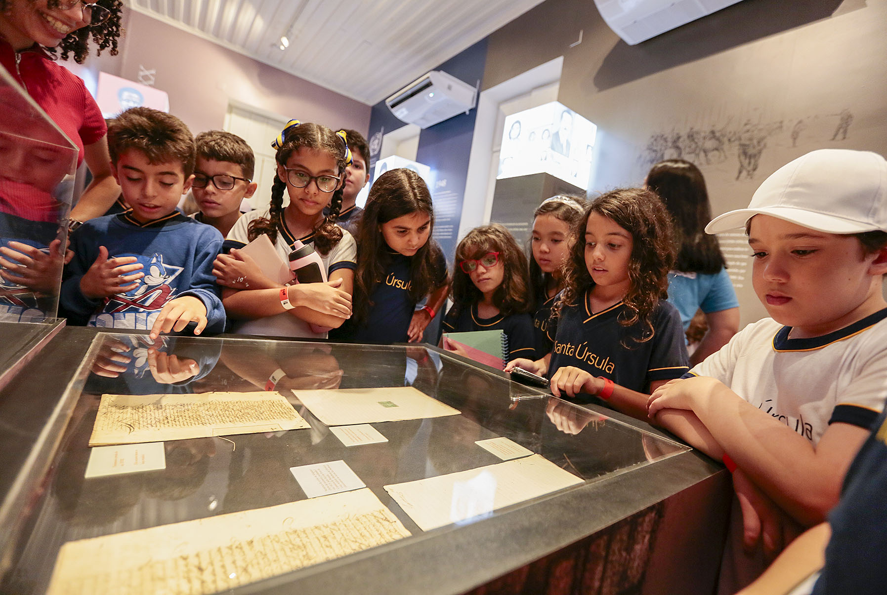 Alunos do Colégio Santa Úrsula aprendem de forma lúdica sobre o Judiciário.