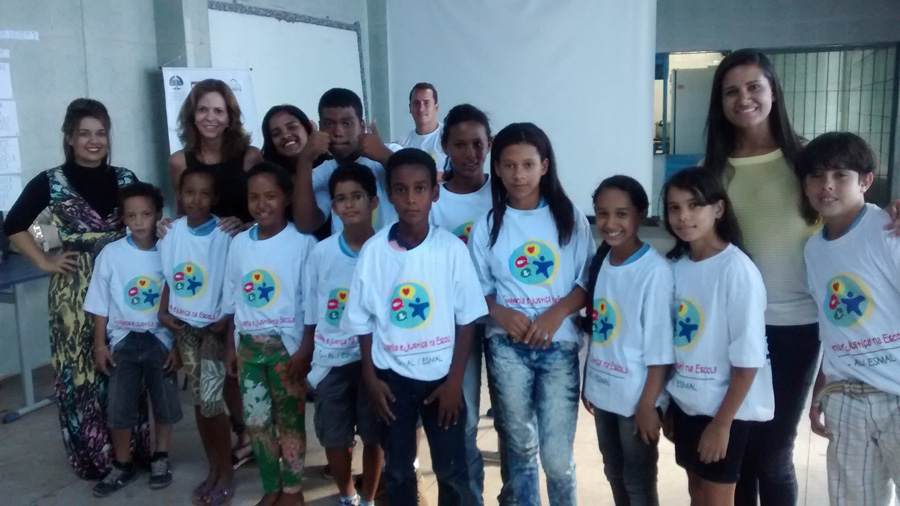 Palestra na Escola Manoel Pedro, com a psicóloga Poliana Amorim