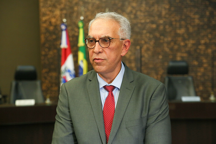 Juiz Ivan Brito, após a sessão do Pleno, nesta terça-feira (15)