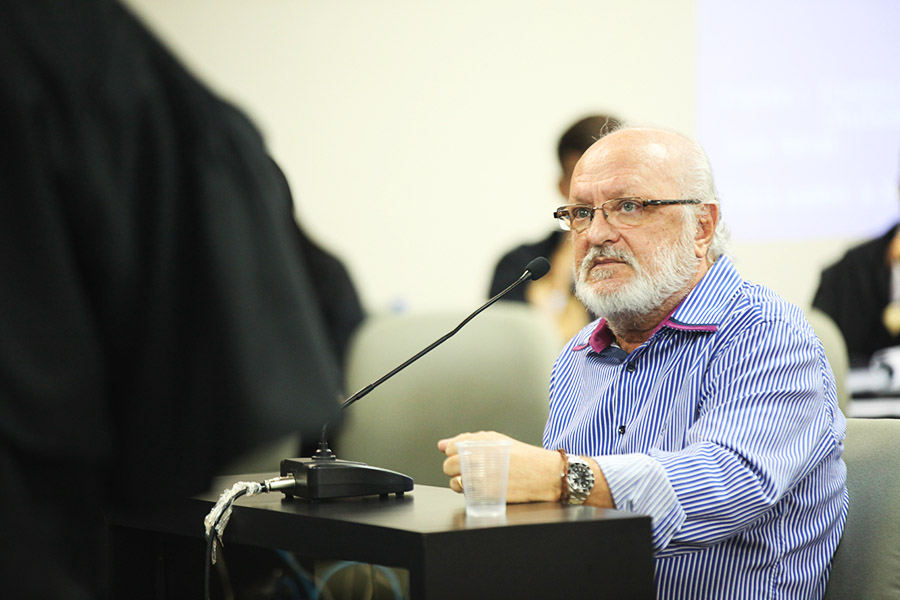 Empresário Antônio Acioly foi ouvido durante julgamento. Foto: Anderson Moreira