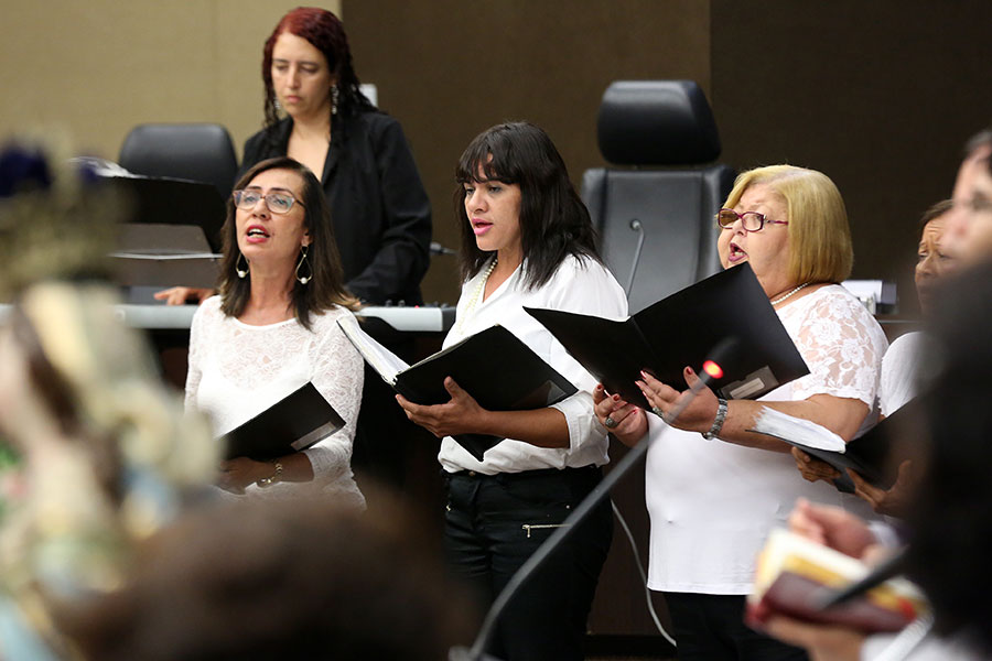 Apresentação do Coral do Poder Judiciário.