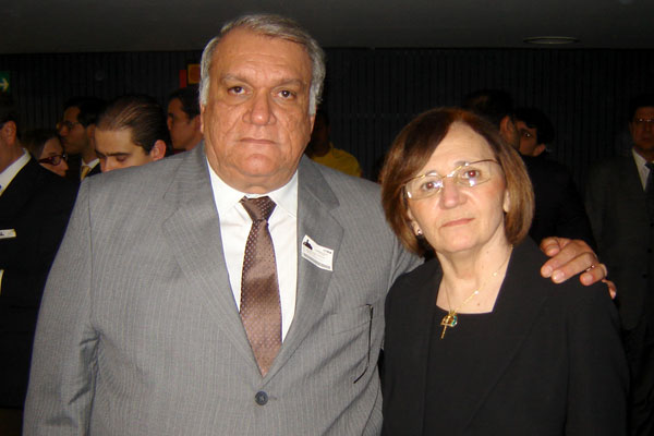 Presidente Elisabeth Carvalho e Corregedor Malta Marques, após solenidade de posse do CNJ