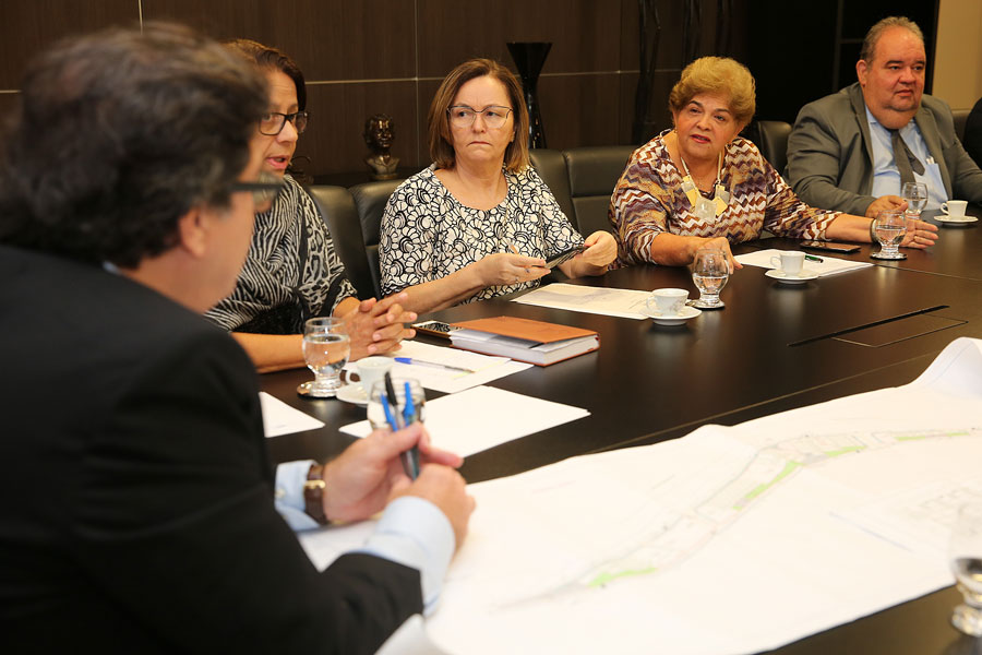 Reunião tratou sobre projeto da Prefeitura para a orla da Lagoa Mundaú.